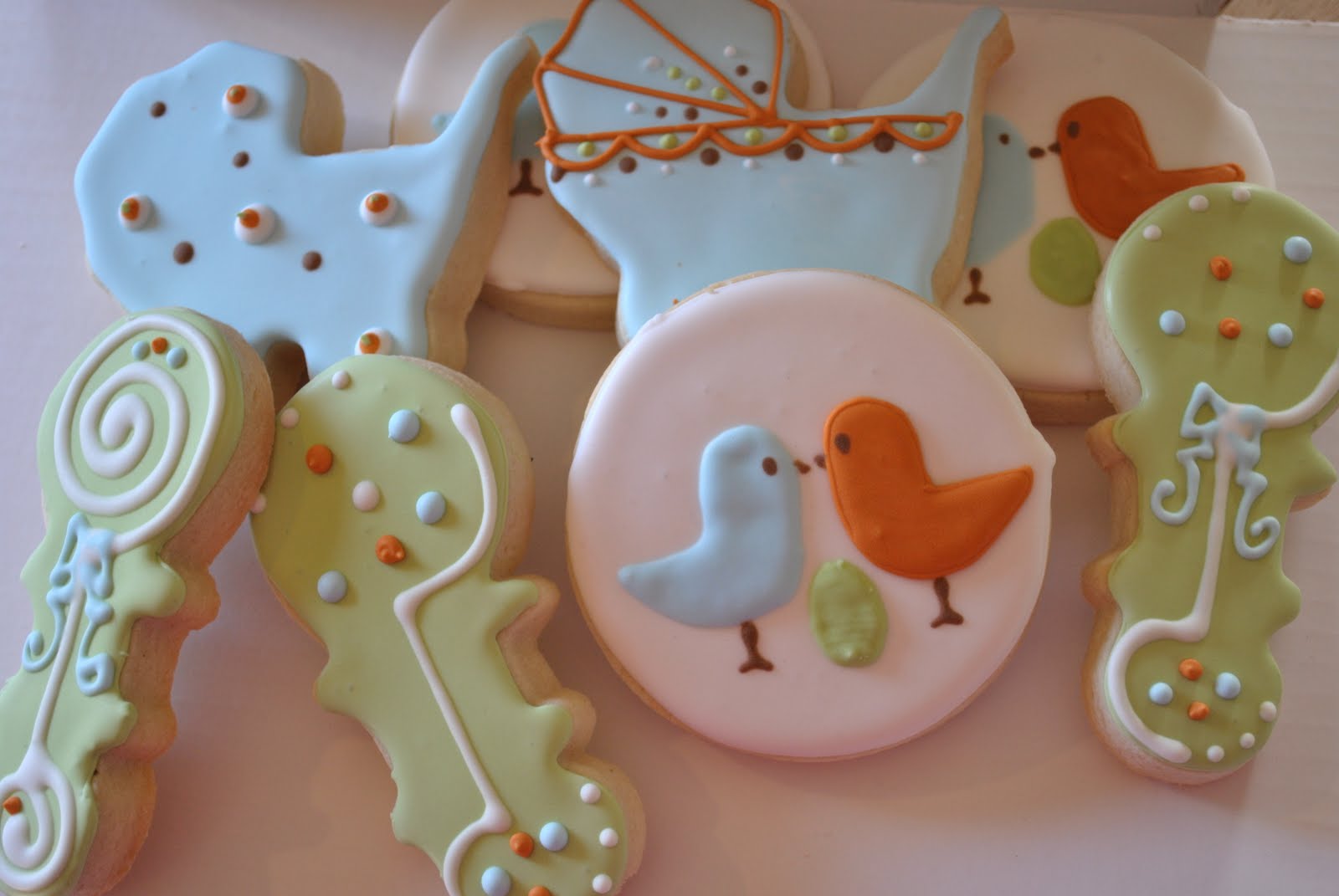 Grandmother Baby Shower Party Cookies Grandmother Baby Shower Party