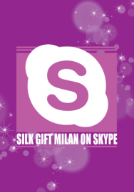 Silk Gift Milan' s fashion academy is on skype.