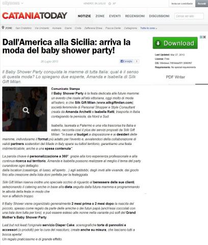 Dall'America alla Sicilia: arriva la moda del baby shower party!