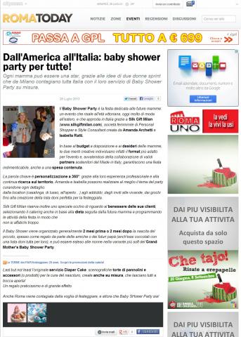 Dall'America all'Italia: baby shower party per tutte!