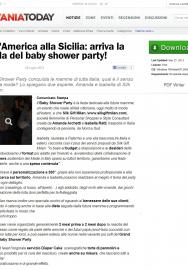 Dall'America alla Sicilia: arriva la moda del baby shower party!